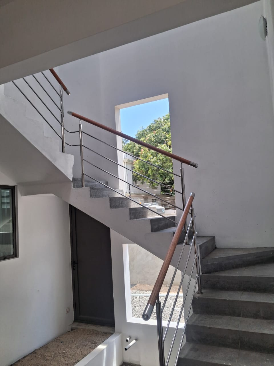 Stainless steel railing installation in Mauritius
