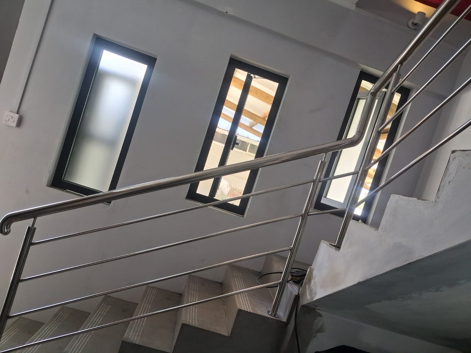 Stainless steel railing installation in Mauritius