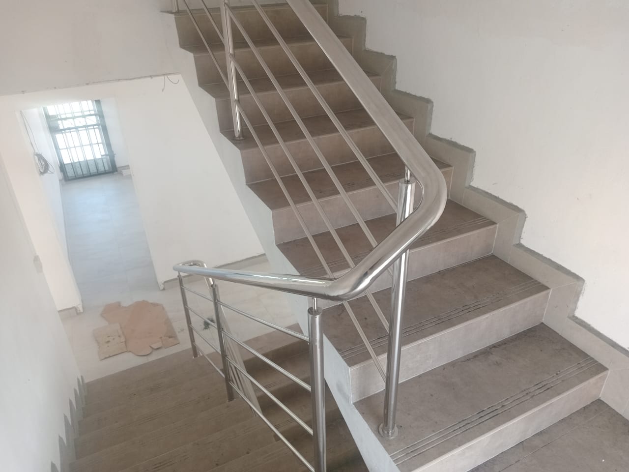 Stainless steel railing installation in Mauritius